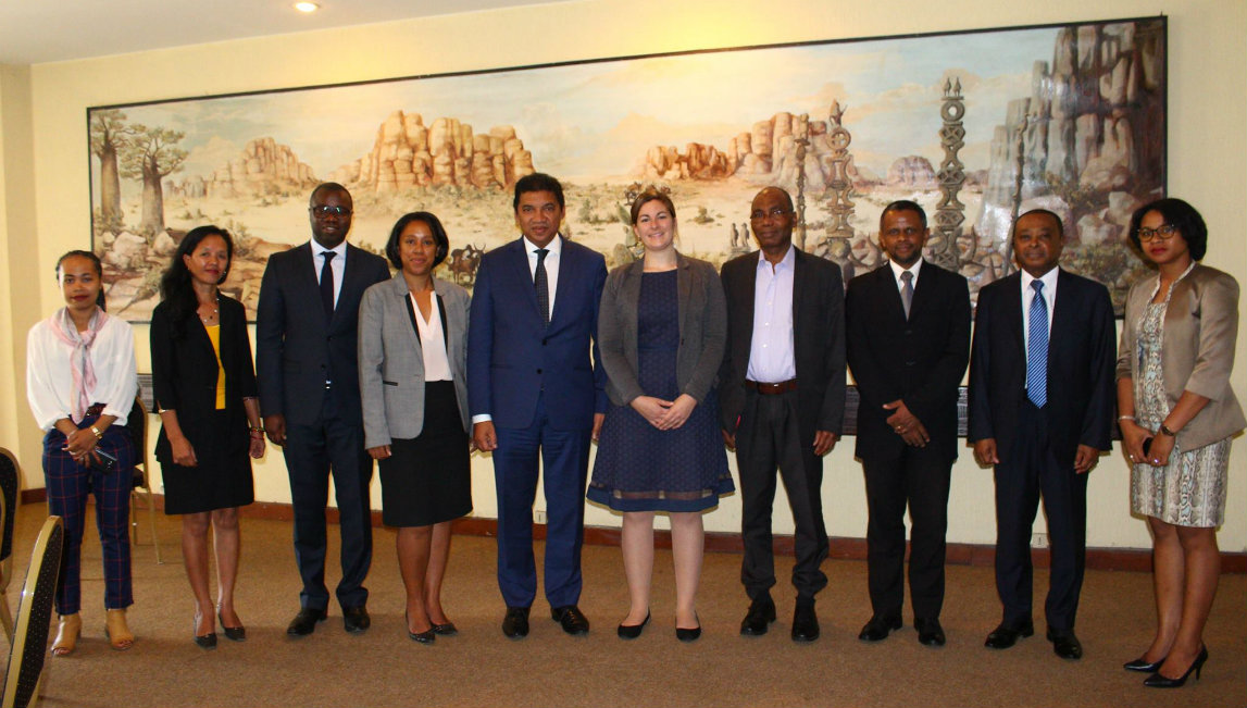 Group photo in Madagascar